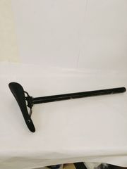 DAHON サドル シートポストセット 黒 DDK シートポスト全長(サドル厚み含む)62cm 直径3.3cm サドル幅14cm サドル全長28cm  サドル厚み2.5cm ダホン ミニベロ 折りたたみ自転車