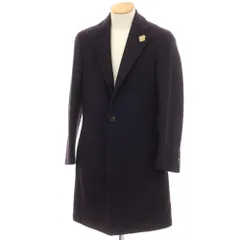 【中古】ラルディーニ LARDINI ウール チェスターフィールドコート ネイビー【サイズ44】【メンズ】のサムネイル