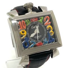 ◆GAGA MILANO◆ガガミラノ ナポレオーネ 45mm AT 自動巻 シルバー ブラック カラフル 腕時計