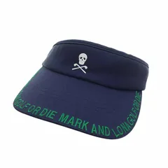 マークアンドロナ/MARKLONA GOLF ゴルフ スカル ロゴ サンバイザー キャップ ネイビー  サイズ ユニセックスFのサムネイル