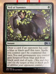 夏の帳 foil 3枚セット Foil】《夏の帳/Veil of Summer》[M20] 緑U | 日本最大級 MTG