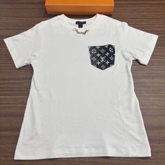 ★ LOUIS VUITTON(ルイヴィトン) サイズ:XS 23AW モノグラムポケット半袖Tシャツ 半袖カットソー ホワイト RW231D UOL FOTS14 CA36929 VCCW10