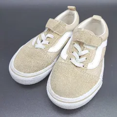 ◇ Θ VANS ヴァンズ オールドスクール V36CS キッズ スニーカー サイズ16.0 ベージュ系 男の子 女の子 E  【1411280038383】