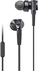 【中古】ソニー イヤホン 重低音モデル MDR-XB75AP : カナル型 リモコン・マイク付き ブラック MDR-XB75AP B