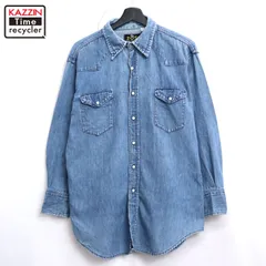 70s ビンテージ　MAVERICK デニムシャツ　マーベリック　USA製 70s MAVERICK デニムジャケット USA製 Size 46 マーベリック