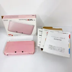 ＋動作未確認 ジャンク品 任天堂 3DS LL  ピンク パーツ 部品欠け有り SPR-S-PAAA【ゲーム機本体】【1】