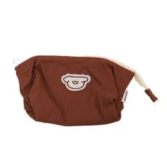 ☆ ブラウン ☆ ペンケース 韓国 ペンケース かわいい ペンポーチ 筆箱 ペン ケース 筆入れ ポーチ 大容量 布 おしゃれ 可愛い オシャレ 高校生 中学生 シンプル 女子 大学生 大人 女性 大きく開く ステーショナリー 筆記用具 筆記具 文房具 文具