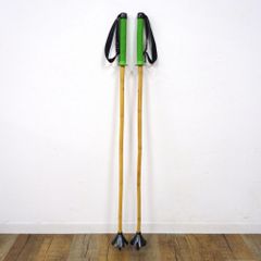 Deerhorn poles 天然竹製ストック バンブースキーポール　113cm Deerhorn poles 天然竹製ストック バンブースキーポール 113cm