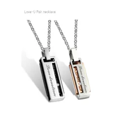 ネックレス プレート ペンダント ピンクゴールド メンズ レディース ユニセックス ステンレス 合金