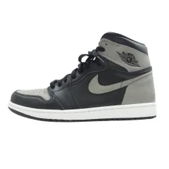 NIKE ナイキ 555088-013 Air Jordan 1 Retro High OG Shadow AJ1 レトロ ハイ シャドウ スニーカー ブラック系 グレー系 28.5cm【極上美品】【中古】