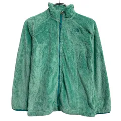 THE NORTH FACE フリースジャケット L キッズ 150～ グリーン系 ノースフェイス ジップアップ アウトドア 古着卸 アメリカ仕入 a702-5085