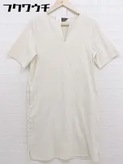 ◇ closet story クローゼット ストーリー UNITED ARROWS 半袖 膝丈 ワンピース アイボリー レディース  【1110120003825】