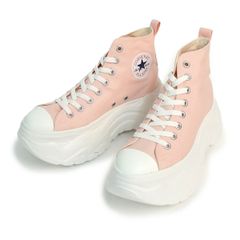 【新品】23.0～25.0cm コンバース CONVERSE スニーカー ハイカット 厚底 軽量 メンズ レディース オールスター シティハイク ハイ アプリコットピンク ALL STAR CITYHIKE HI
