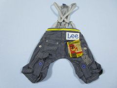 ペットパラダイス　 SSサイズ　ウエスト回り33㎝前後　Lee　コットンパンツ ネイビー  タグ付新品