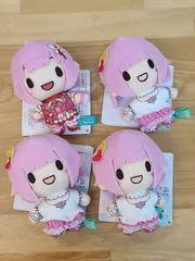 美品　プロセカ 鳳 えむ ふわぷち マスコット 4点セット 【E2911-001】▲91