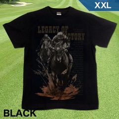 GENJU XXLサイズ 競馬 凱旋門賞 天皇賞 皐月賞 G1 メンズ ターフ クラシック Tシャツ 半袖 Legacy of victory 