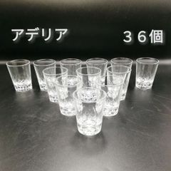 ADERIA　アデリア　石塚硝子　Ｗウイスキー　グラス　ウイスキーグラス　ショットグラス　冷酒 ３６個　新品未使用