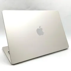 MacBook Air 13インチ 2022 M2 16GB SSD 512GB スターライト 85% 動作確認済【全額返金保証】【最速発送】