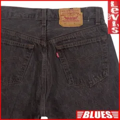 リーバイス501 先染め ブラック W32 デニムUSA製 90’s JJ936