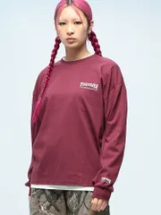 THRASHER (スラッシャー) ワンポイントロゴ クルーネック 長袖 Tシャツ