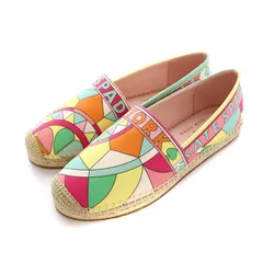 ケイトスペード KATE SPADE GEO SUN ESPADRILLES ジオ サン エスパドリーユ シューズ スリッポン US8 マルチカラー /YMのサムネイル