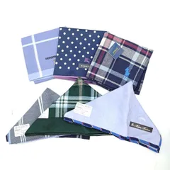 【未使用】[6点セット] RENOMA バーバリー ポロラルフローレン ブルーミング中西 ハンカチ