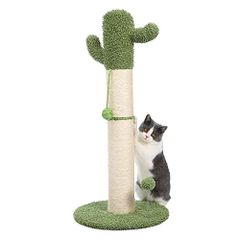 【特価】PAWZ Road 爪とぎポール サボテン 小型キャットタワー 猫タワー
