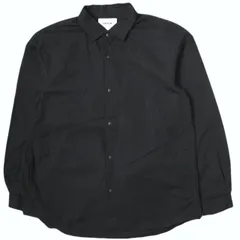 YAECA ヤエカ 日本製 COMFORT SHIRT EXTRA WIDE コンフォートシャツ エクストラワイド 19143 S D.NAVY 長袖 トップス g16590のサムネイル