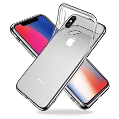 Youriad iPhone XS X ケース カバー | 透明 クリア ソフト カバー| 特徴 軽量 薄型 ストラップ 滑り止め ワイヤレス充電対応 落下防止 TPU(iPhone XS X) 1