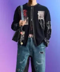 2025年最新】zara パッチワークカーディガンの人気アイテム - メルカリ