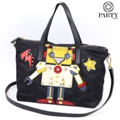 PRADA：ロボット アップリケ テスート トートバッグ 1BG061