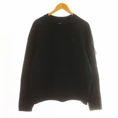 ナイキ NIKE 22SS テック フリース クルー スウェット トレーナー 長袖 クルーネック ロゴ プリント XL 黒 ブラック CU4506-010 /KU
