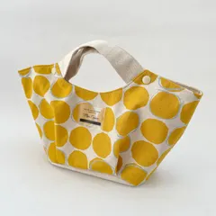 大きめドットマルシェトート ✳︎イエロー(小)