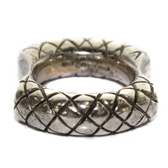 ボッテガヴェネタ BOTTEGA VENETA イントレチャート 指輪 リング アクセサリー 925 シルバー /NW8 ■OHのサムネイル