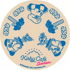 [중고] 코스터 커비 커비 카비 Summer 한정 코스터 [별의 커비 커비 카페 Summer 2019] 한정 메뉴 주문 특전