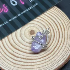 ♤ ♣︎ ラベンダーアメジスト小結晶原石② ♧ ♠︎ ハンドメイドペンダント ☆天然石HP01132
