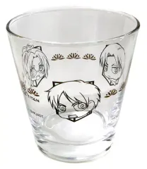 【中古】マグカップ・湯のみ エレン＆リヴァイ＆ハンジ(ちみキャラ) グラス 「進撃の巨人 グラス＆ゼリー」 ローソン 進撃の巨人キャンペーン第3弾グッズ