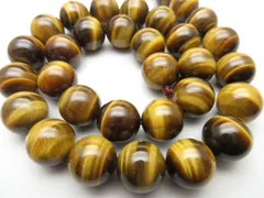 【AAAA】/【極上品質】/【タイガーアイ(黄虎目石)】/玉size(約12㎜)/1set(2玉)/1371a4