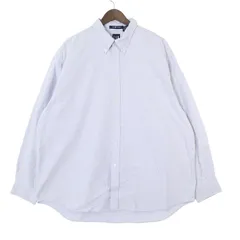 00's GAP 長袖ボタンダウンシャツ 大きいサイズ古着 メンズUS-XLサイズ ロンドンストライプ柄 sc-0748n