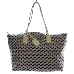 ロベルタピエリ ROBERTA PIERI TATAMI トートバッグ 総柄 ナイロン ピンク /YO2 ■SH