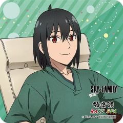 [중고] 머그컵·탕만 유리·브라이어(등신) 코스터 [SPY×FAMILY×극락탕·RAKU SPA 휴일 EXTRA MISSION 목욕에서 사이좋게 가족을 어필하라] 콜라보 메뉴 주문 특전