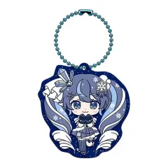 【中古】キーホルダー 雪ミク2025(B) ラバーマスコット 「ガシャポンくじ 初音ミク 雪ミクあそーと～SNOW MIKU 2025～」 B賞