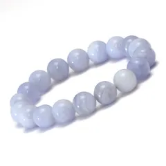 ブルーレースアゲート ブレスレット 12mm パワーストーン ブレスレット メンズ レディース 天然石 数珠 アクセサリー