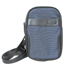 ソフネット SOPHNET. TUMI トゥミ コラボ 21AW 美品 NECK POUCH ネックポーチ ショルダーバッグ 鞄 ナイロン 紺 ネイビー ■SM1 Xのサムネイル