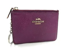 【新品未使用】COACHコーチ★コインケース★カードケース★紫★パープル★Cロゴ 未使用品 コーチ COACH カードケース コインケース キーリング