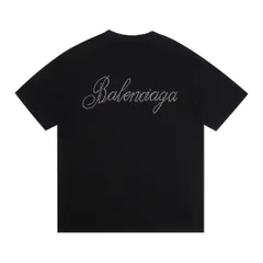 【今日特価】Balenciaga 25ss フラワーテキストスパークルアルファベット T-1