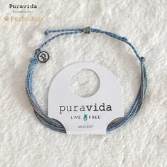 ブレスレット プラヴィダ Pura Vida ALPINE BLUE つけっぱなし メンズ レディース ユニセックス アクセサリー