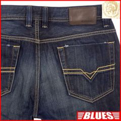 DIESEL ディーゼル VIKER デニムパンツ 30×32 インディゴ ボタンフライ 古着 メンズ デニム_ウエスト78cmから82cm一覧←SEULB屋着古← NR4448