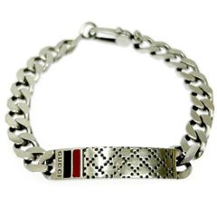 中古】GUCCI グッチ シルバー ディアマンテ 喜平チェーン ブレスレット