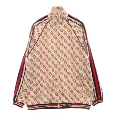 GUCCI (グッチ) インターロッキングG サイドライン トラックジャケット ジャージ ベージュ 575737 XJBA7のサムネイル